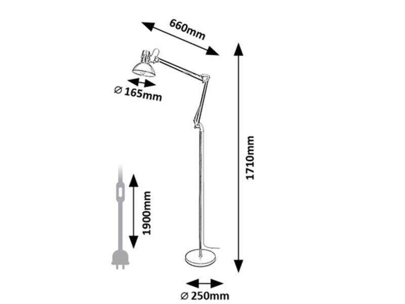 Stāvlampa DE2196-100
